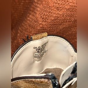 Old west toddler cowboy boots, only worn one time, as new. No box.